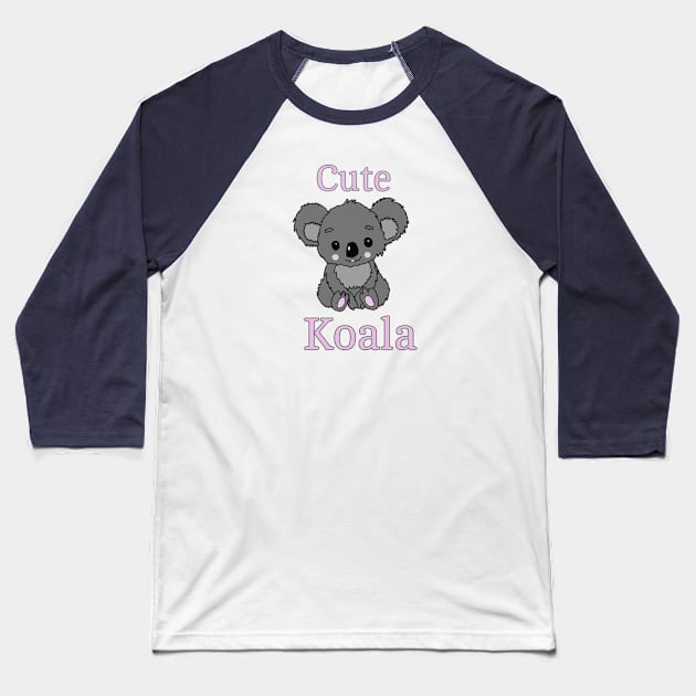 Cute koala Baseball T-Shirt by Fantasticallyfreaky